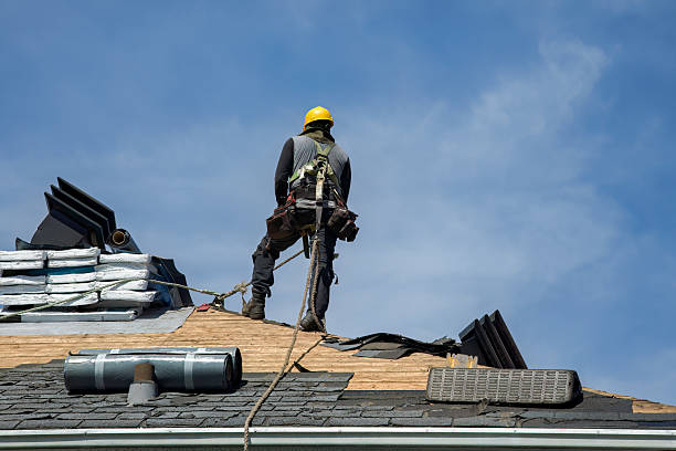 Professional Metal Roofing technician working in Freeville, NY